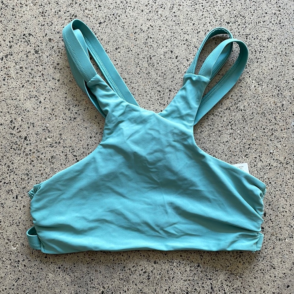 Tori Praver Seafoam Bikini Top